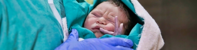 newborn baby, in hospital post-birth